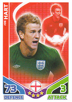 Joe Hart England 2010 World Cup Match Attax #55